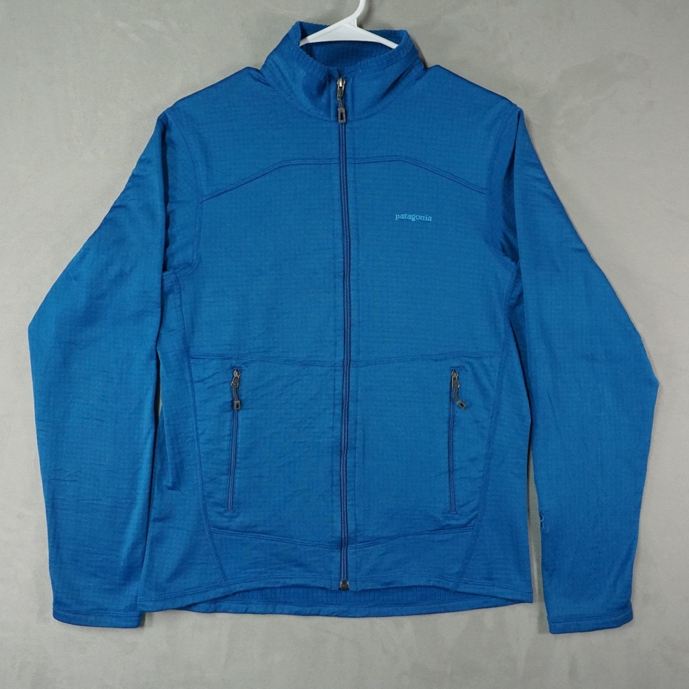 Patagonia R1 Full Zip Jacket Mens S Blue Fleece Outdoor Insulated